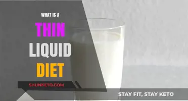 Liquid Diet: Thin Consistency, Big Benefits