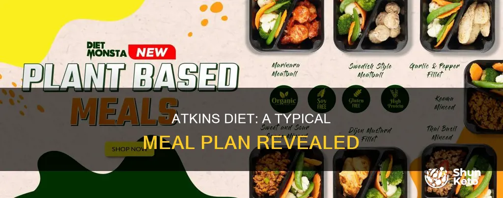 what is a typical atkins diet meal