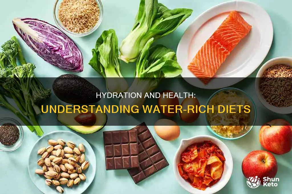 what is a water reducing diet