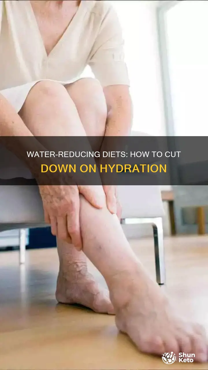 what is a water reducing diet