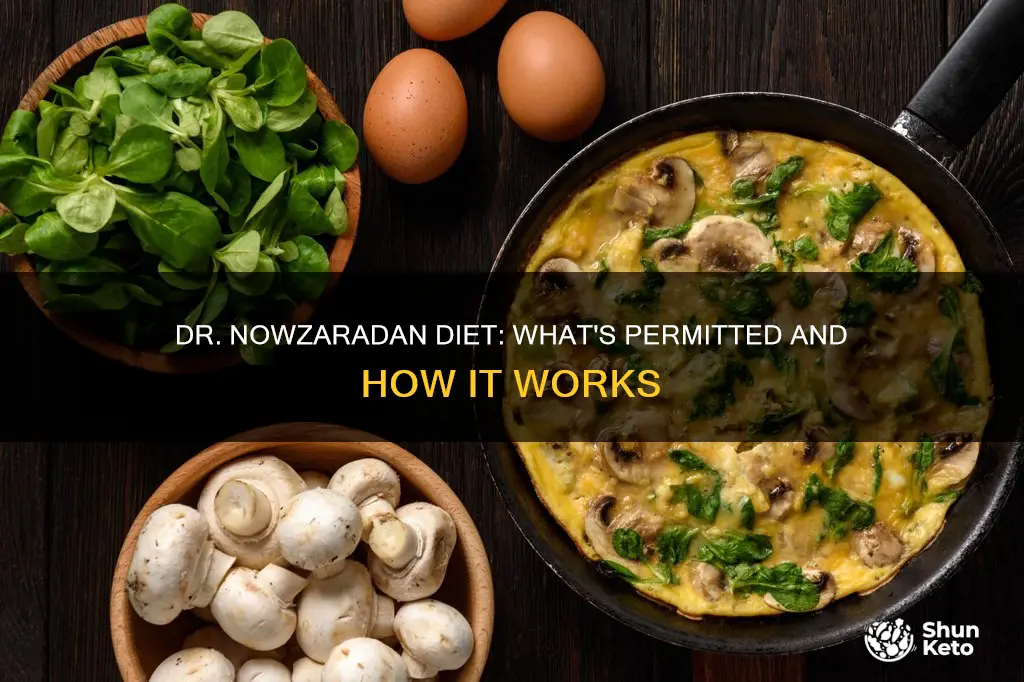 what is allowed on dr nowzaradan diet plan