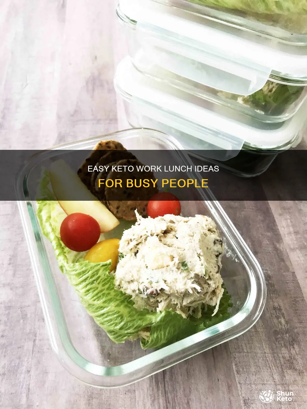 what is an easy lunch to take to work keto