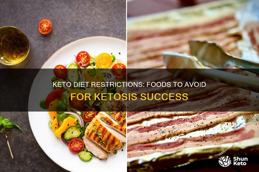 what is banned on keto diet