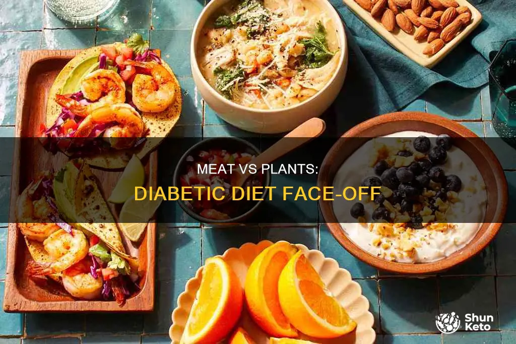 what is better for diabetic diet meat or plants