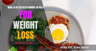 Keto Weight Loss: Pills or Powder?