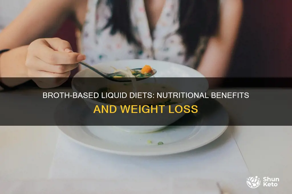 what is broth in liquid diet