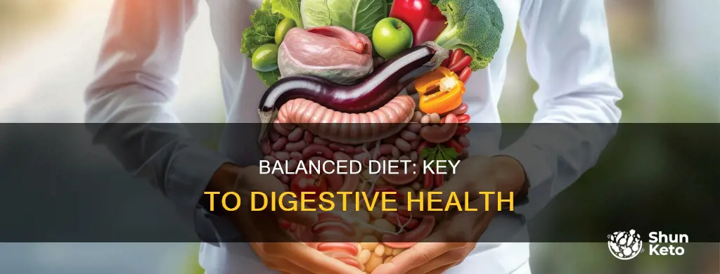 what is considered a full balanced diet for digestive health