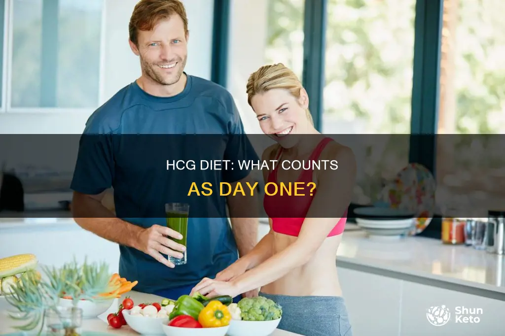 what is considered day one of the hcg diet