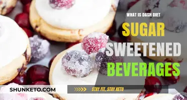 Sugar-Sweetened Beverages: DASH Diet's No-Nos