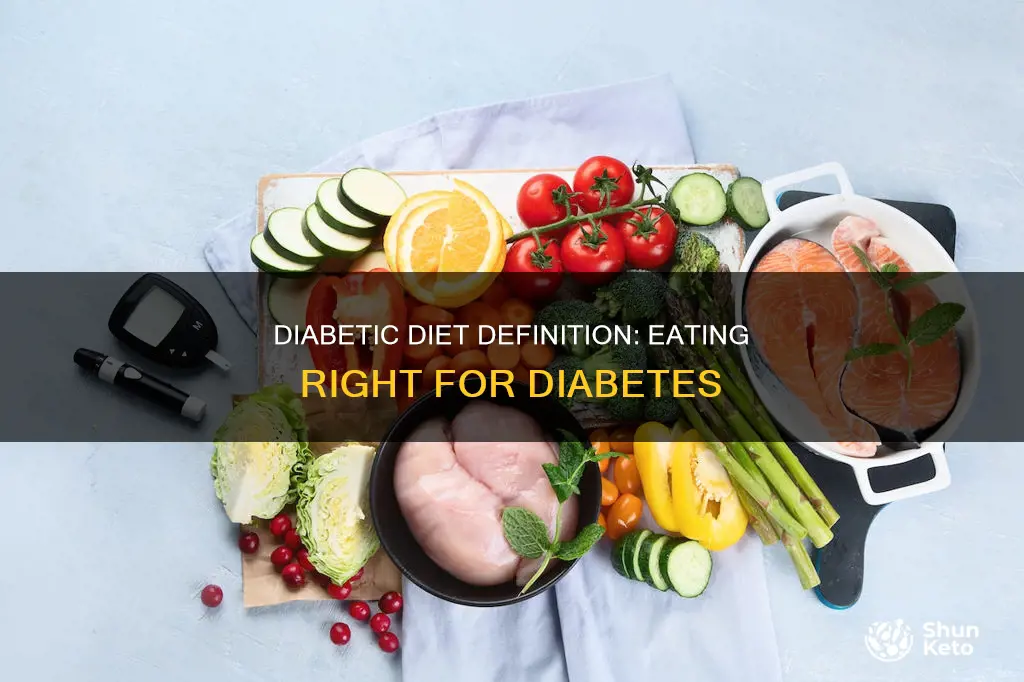 what is diabetic diet definition