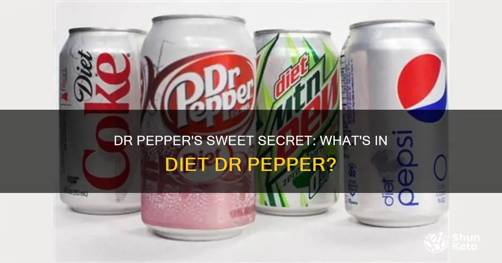 what is diet dr pepper sweetened with