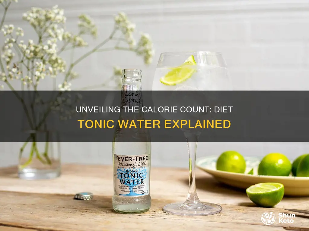 what is diet tonic water calories