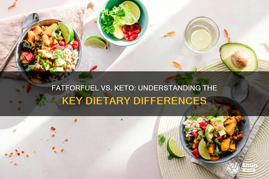 what is difference between fatforfuel and keto diet