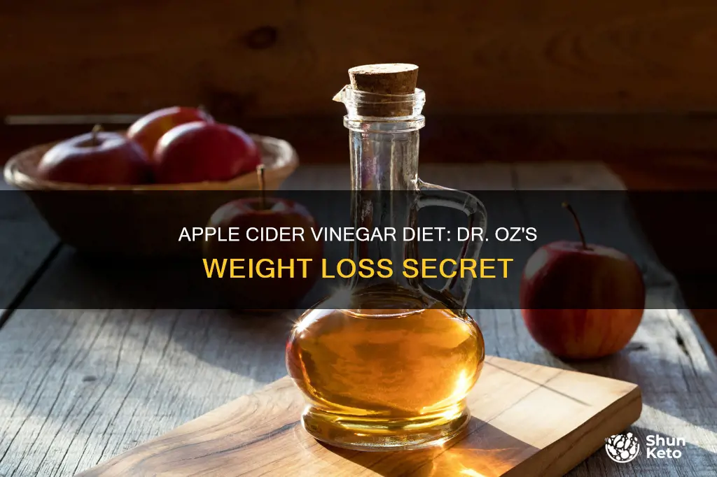 what is dr oz apple cider vinegar diet