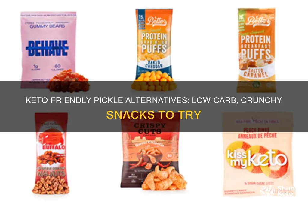 what is equivalent to pickles on the keto diet