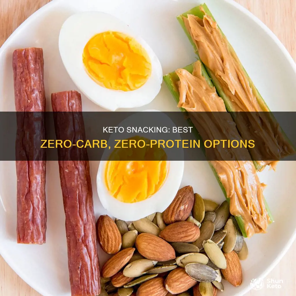 what is good keto snack no protein or carbs