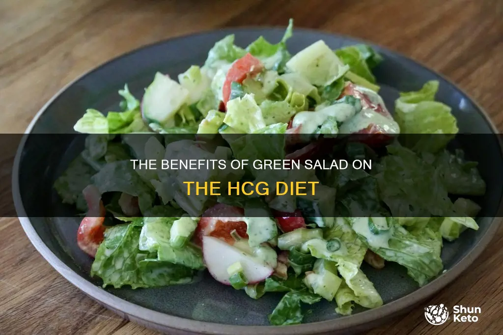what is green salad on hcg diet