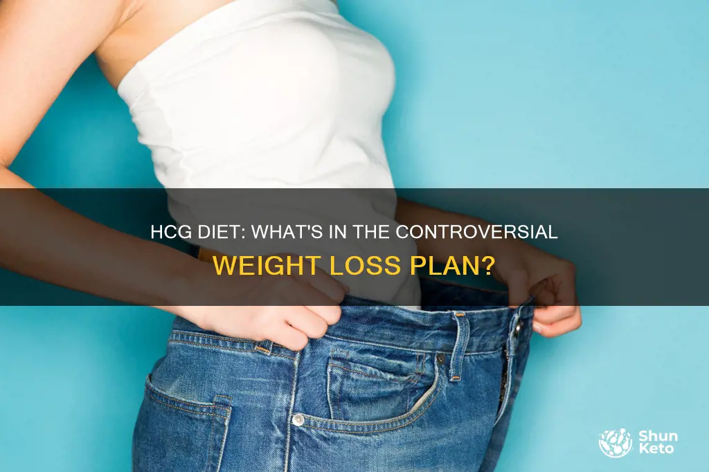 what is hcg diet made of