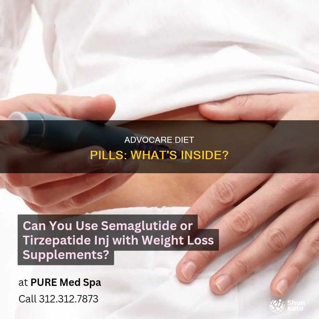 what is in advocare diet pills