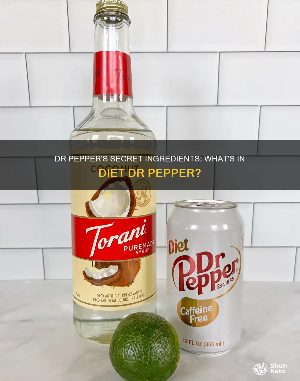 what is in diet dr pepper