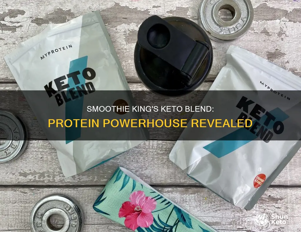 what is in smoothie king keto protein blend