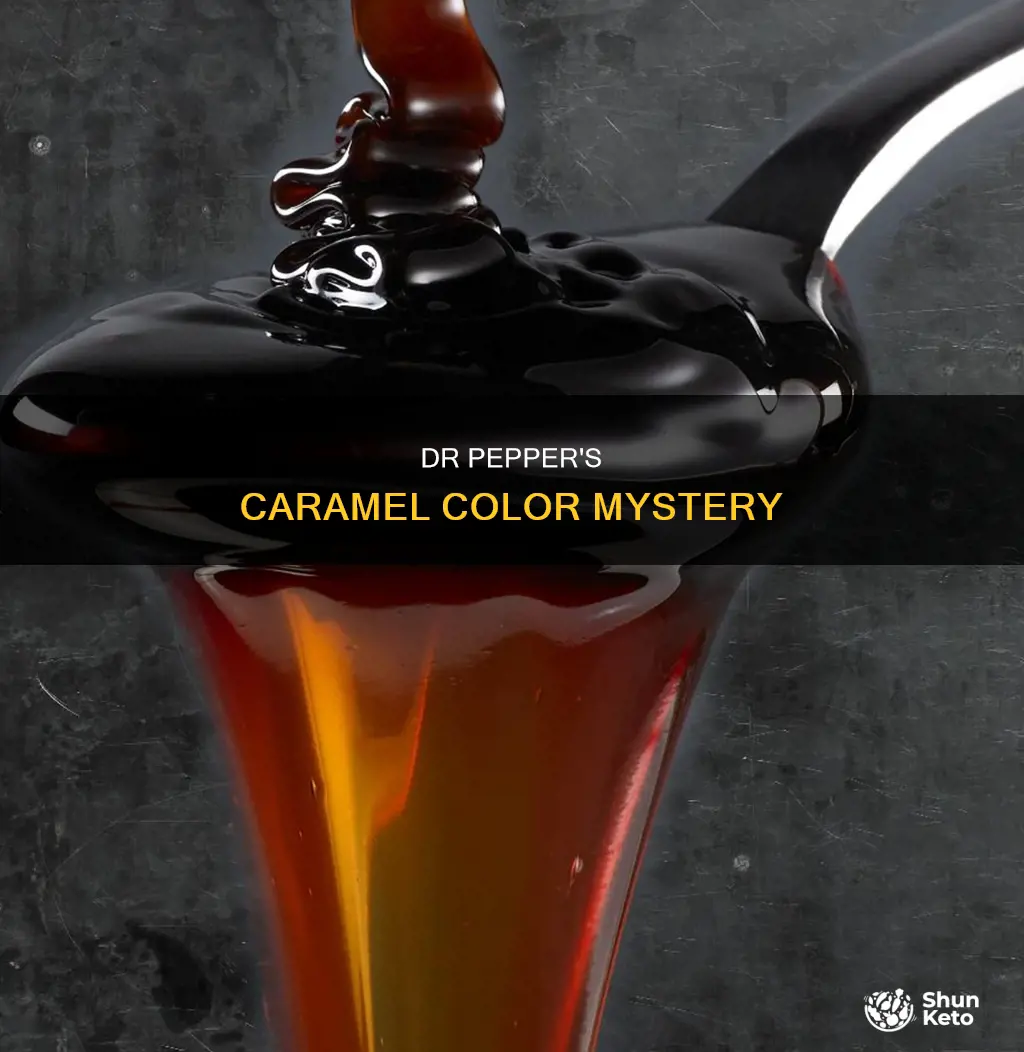 what is in the carmel color in diet dr pepper