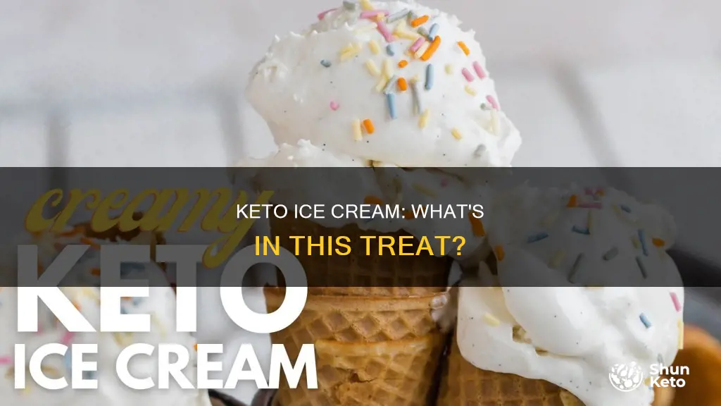 what is keto ice cream made of