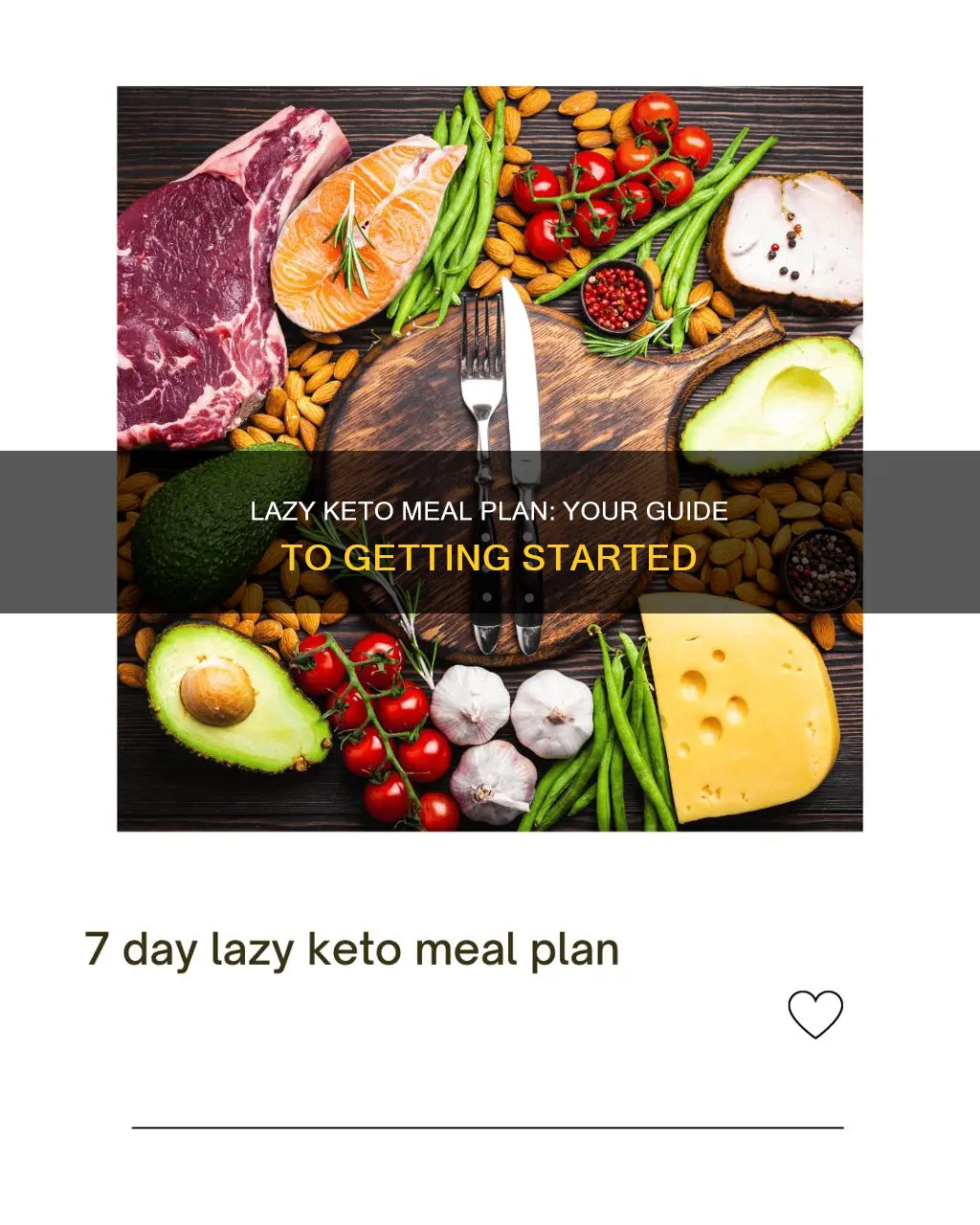 what is lazy keto meal plan