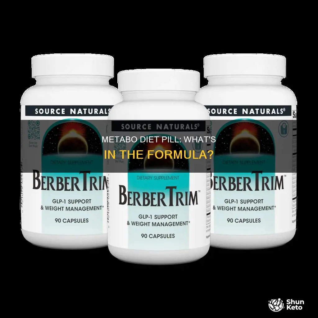 what is metabo diet pill made of