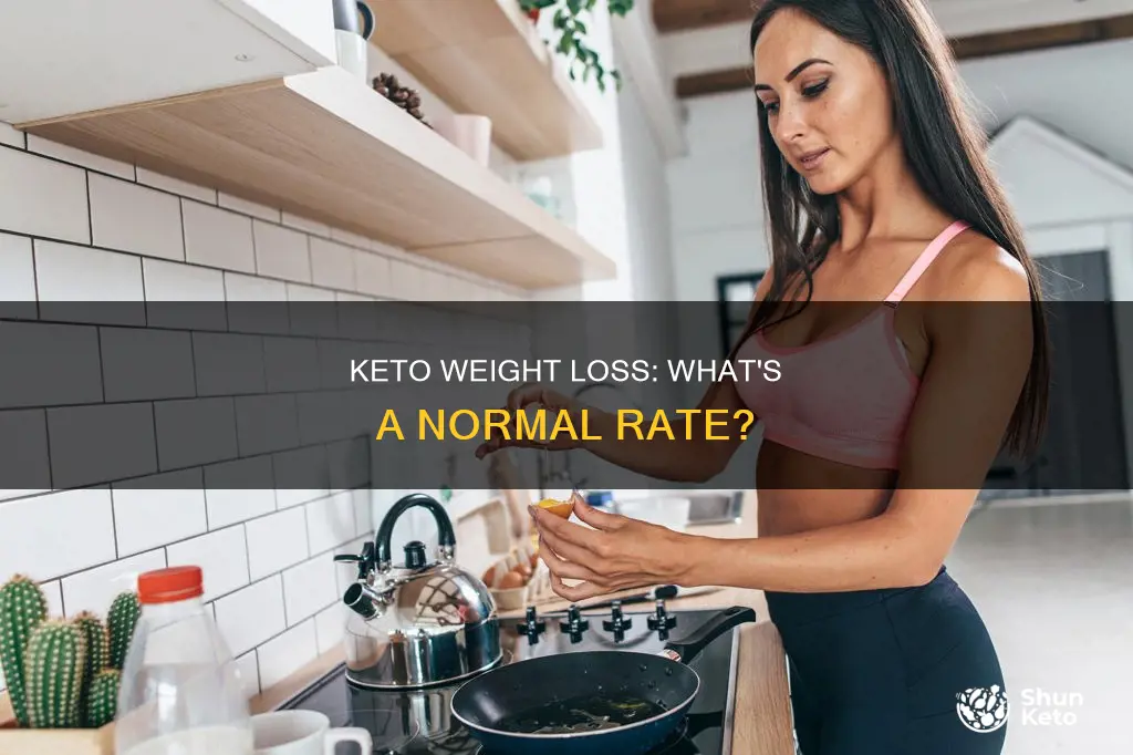 what is normal weight loss on keto