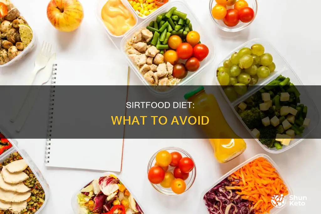 what is not allowed on sirtfood diet