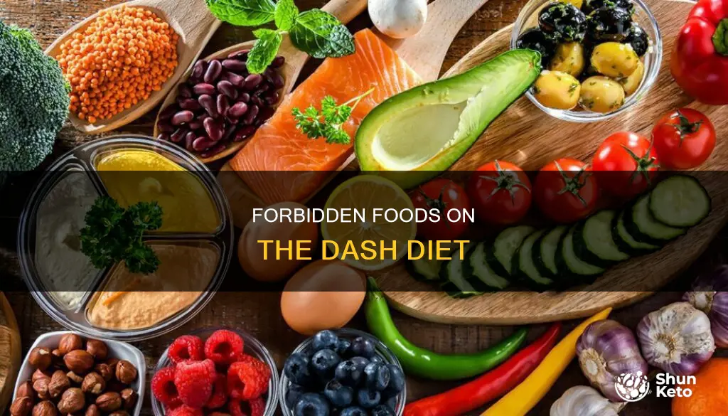 what is not allowed on the dash diet