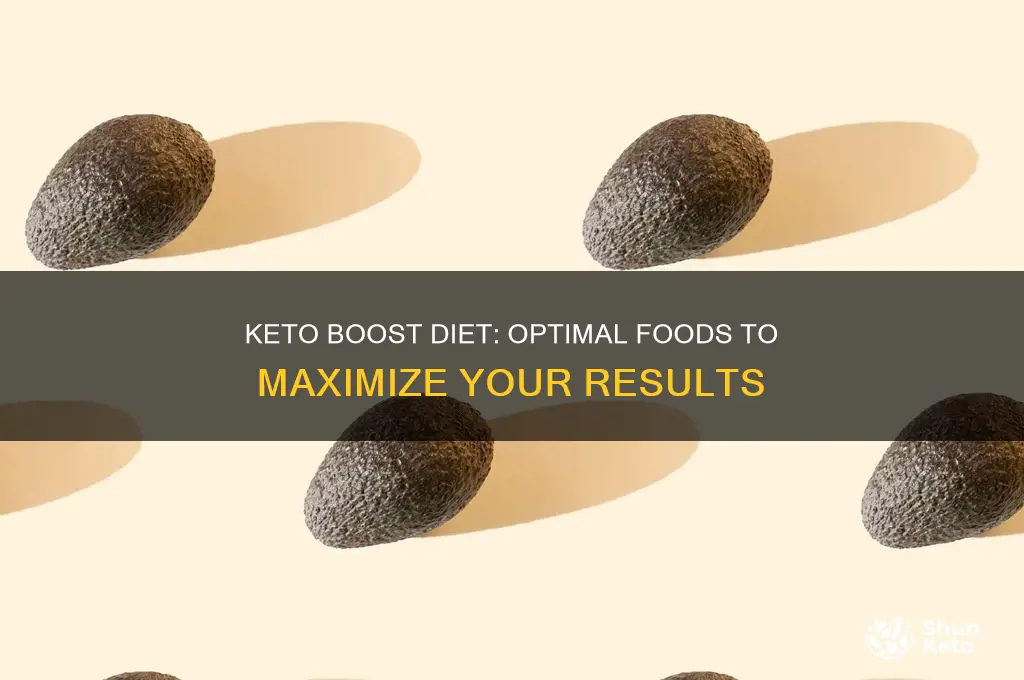 what is recommended to eat while taking keto boost