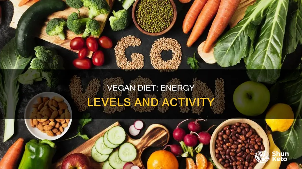 what is th elevel of activity on a vegan diet