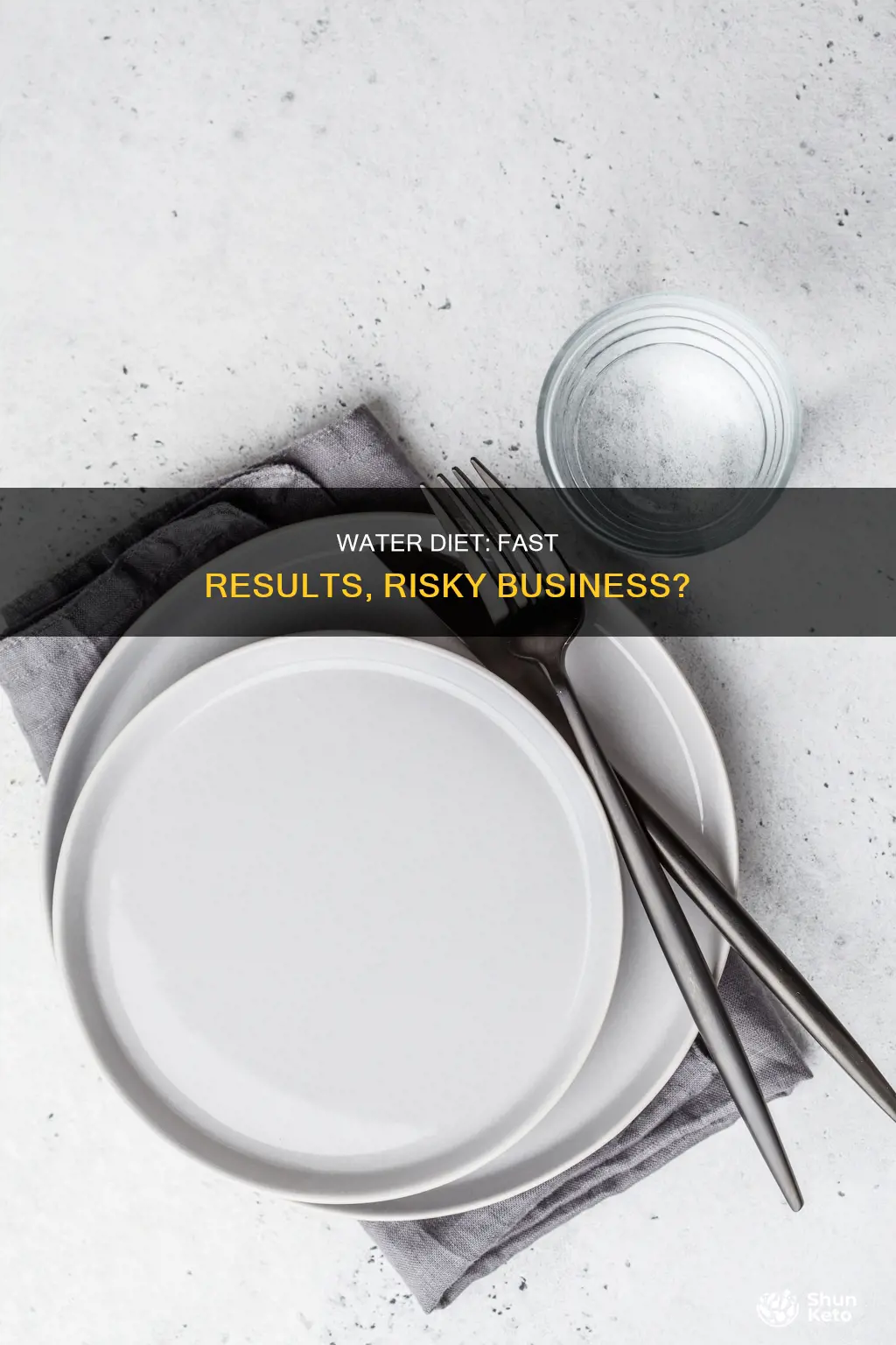 what is the 3 day water diet