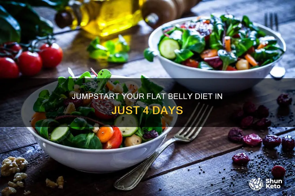 what is the 4-day jumpstart flat belly diet