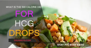 HCG Diet Drops: 500 Calorie Weight Loss Plan
