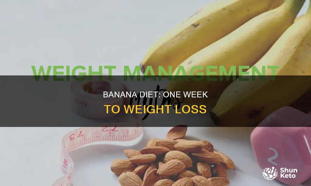 what is the banana diet for 7 days