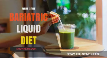 Liquid Diet: Bariatric Surgery Pre-Op