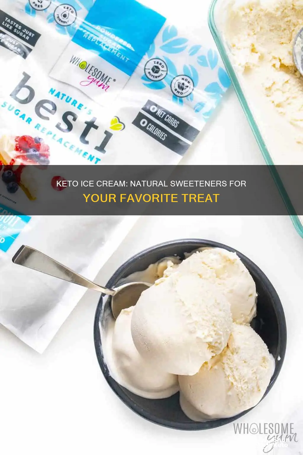 what is the best keto sugar substitute for ice cream