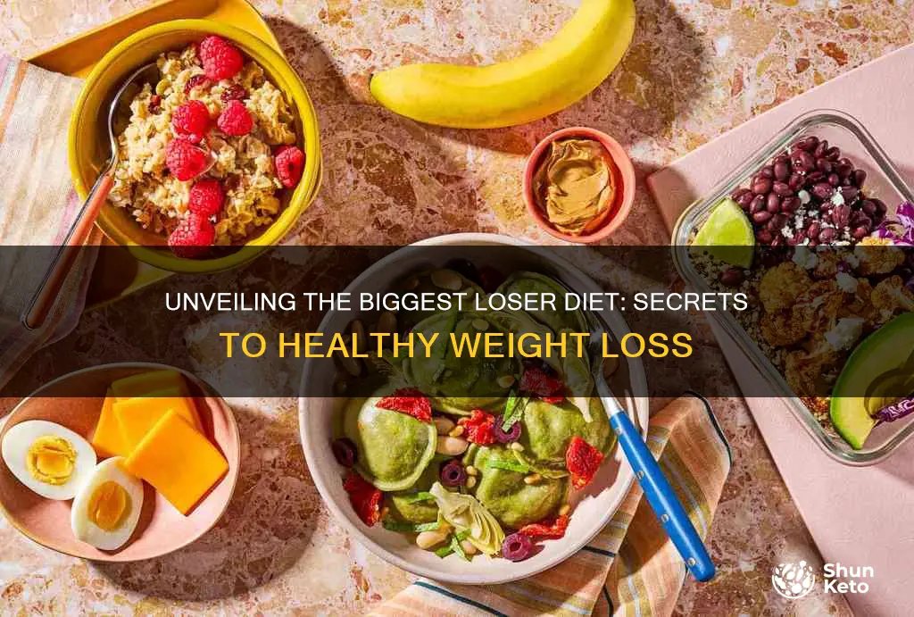 what is the biggest loser diet and exercise plan