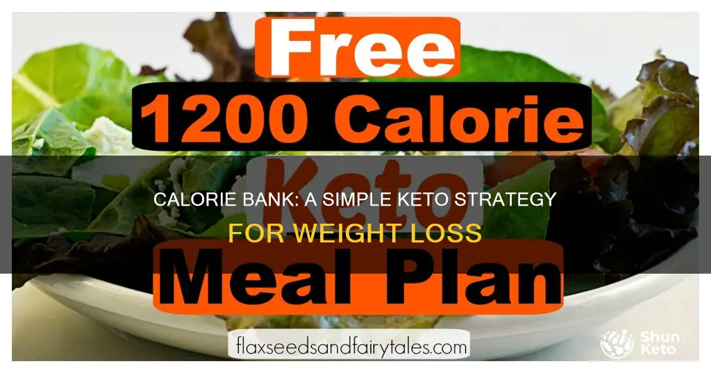 what is the calorie bank in stupid simple keto