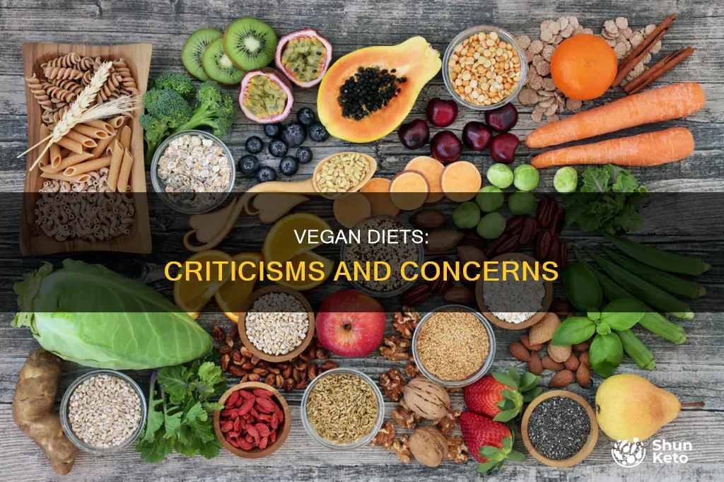 what is the criticism o vegan diet