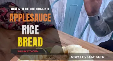 Applesauce, Rice, and Bread: A Dietary Trio