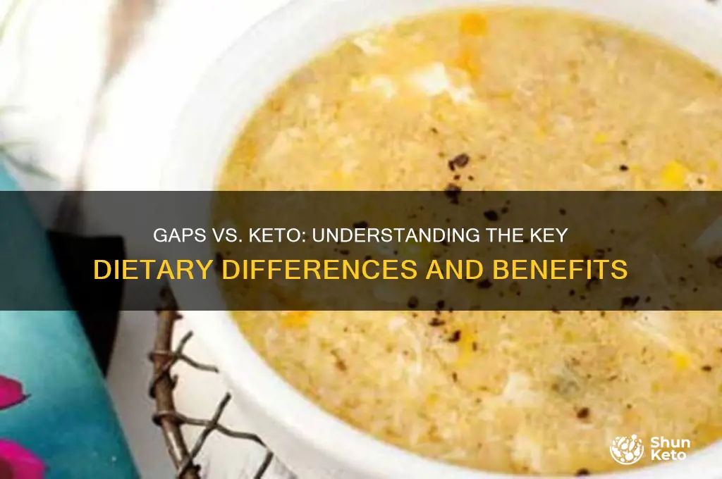 what is the difference between gaps and keto diets