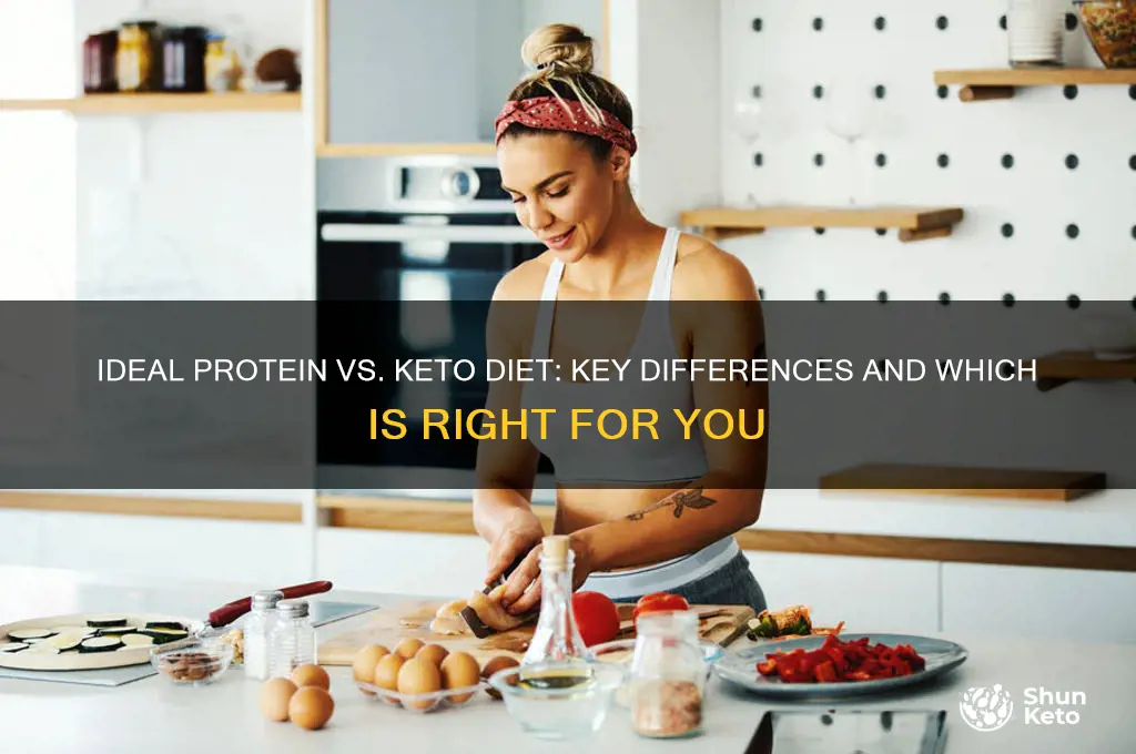 what is the difference between ideal protein and keto diet