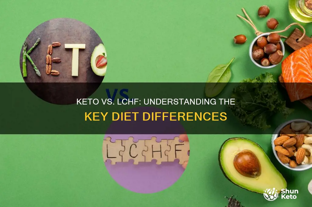 what is the difference between keto and lchf diets