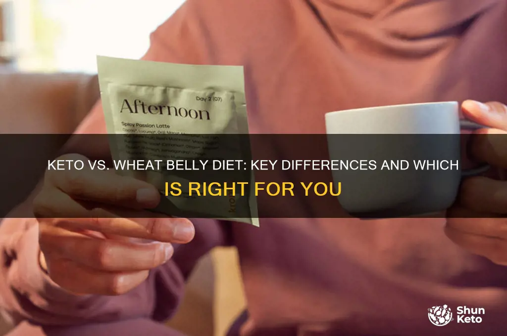 what is the difference between keto and wheat belly diet