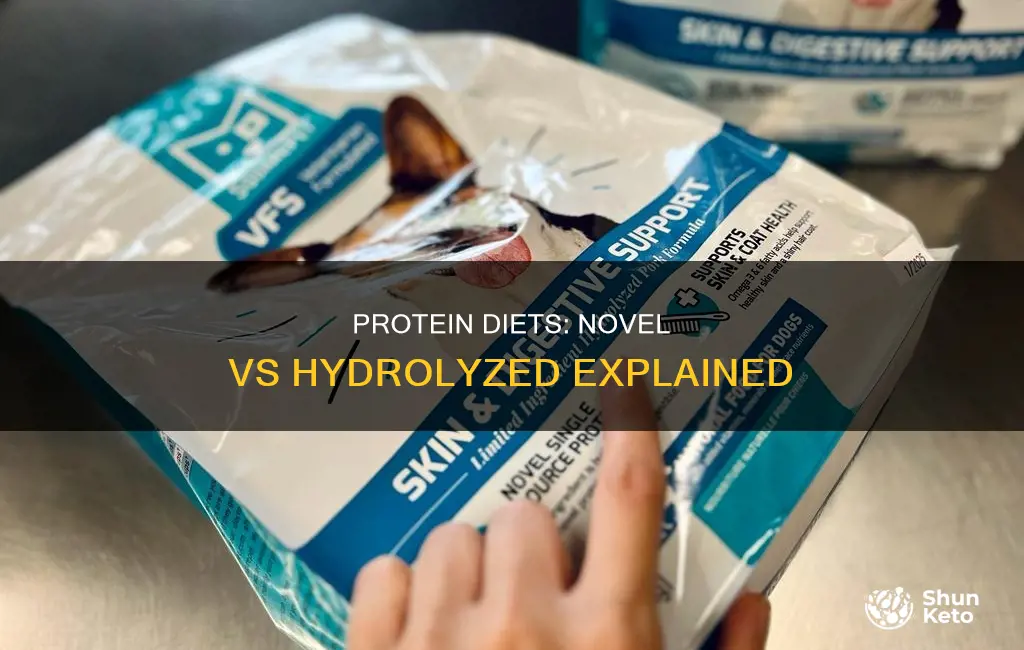 what is the difference between novel protein and hydrolyzed diets