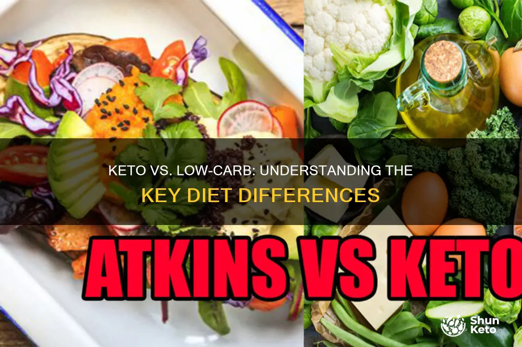 what is the difference in keto and low card diet